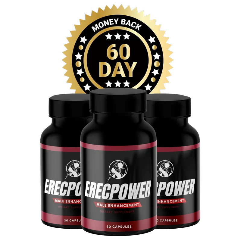 ErecPower Men's Wellness Health — 3 Bottle / 90 Day Pack